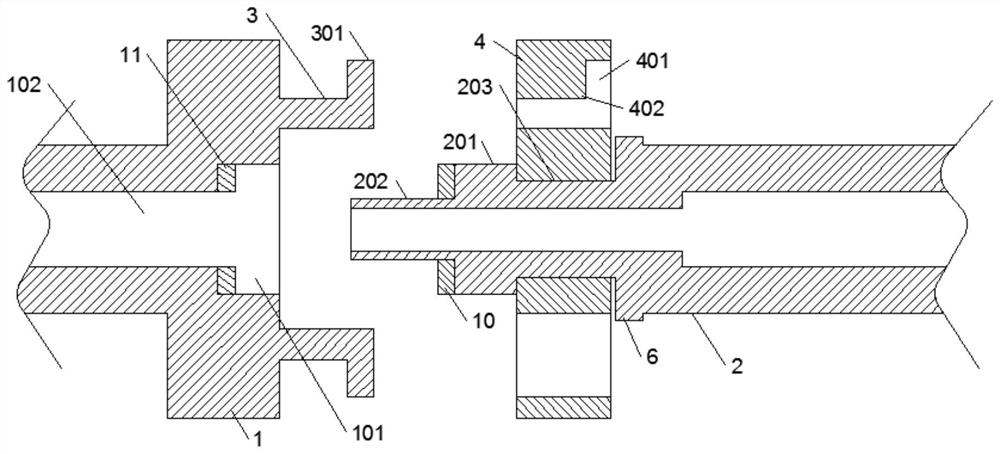Flange structure convenient to install and using method thereof