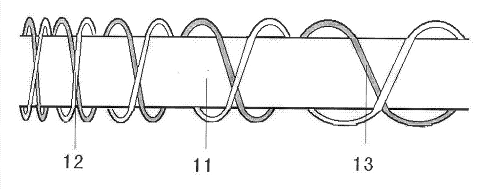 Method for preparing high-brightness flowing luminescence electric wire