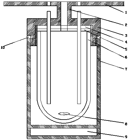 Calorimetric reaction container applied to high-precision calorimetric instrument