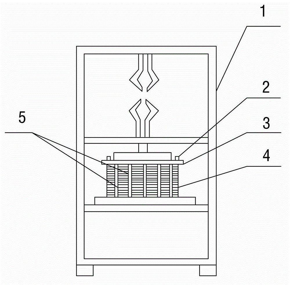 On-line testing method for studying fuel cell stack assembly force and sealing