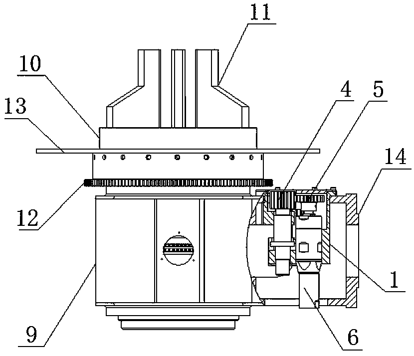 Machine tool clamping mechanical chuck capable of being switched between manual operation and automatic operation