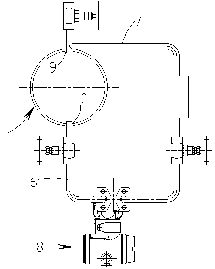 Phase change flow saturated steam flowmeter