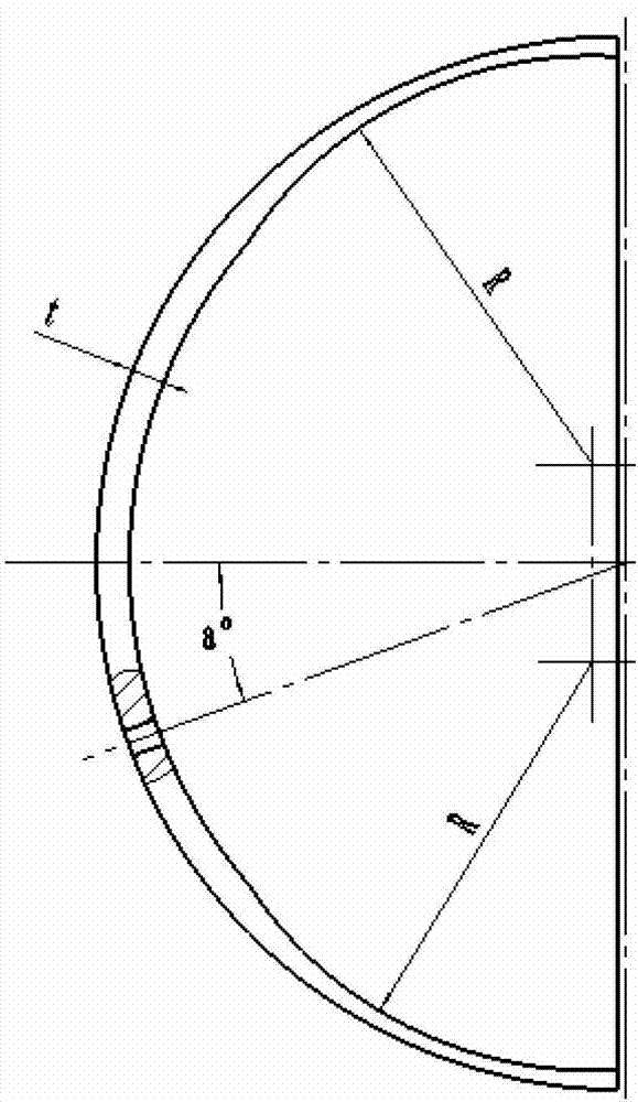 Method for processing thin-wall semi-circular parts