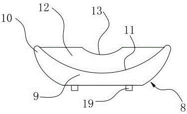 Novel rubber dumbbell bracket and production technology thereof