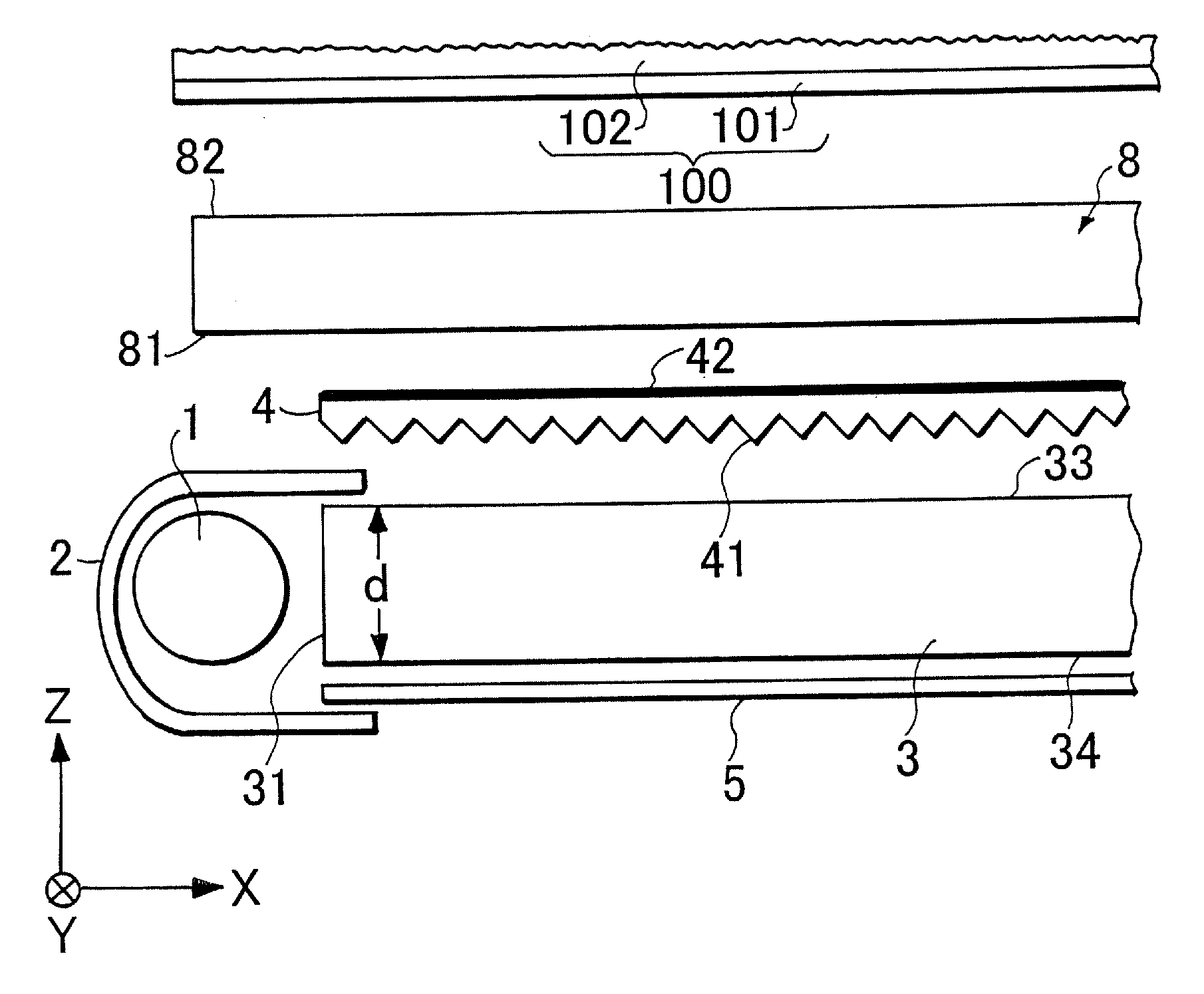 Antiglare film and display device employing the same, and light diffusing film and surface light source system employing the same