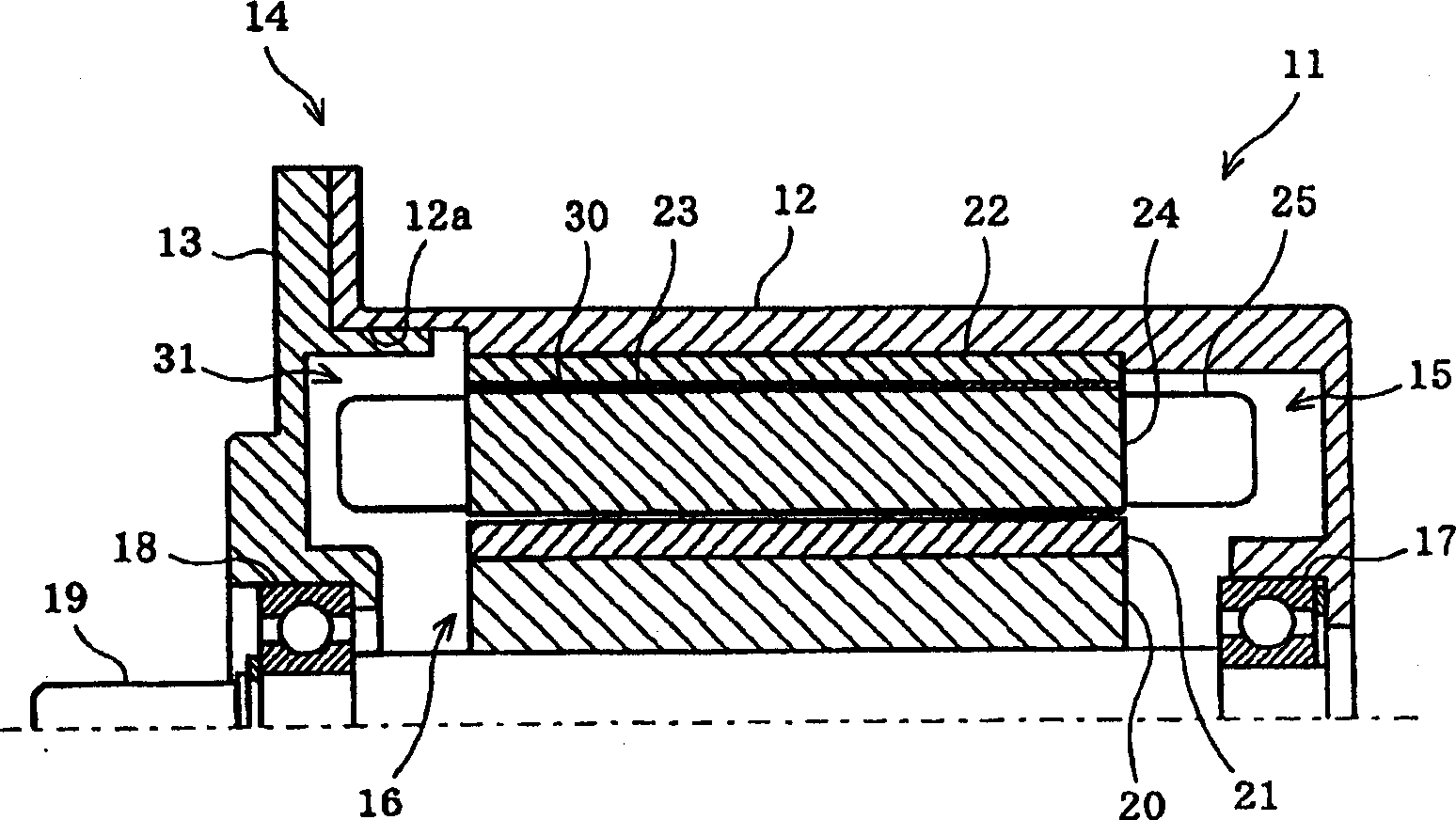 Motor and connector for semiconductor