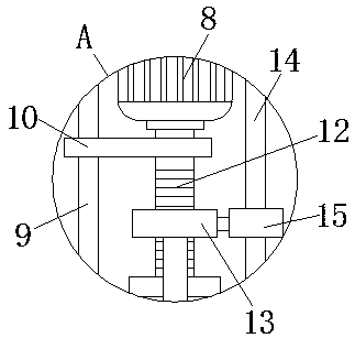 Internal residue stripping device for asphalt mixing device