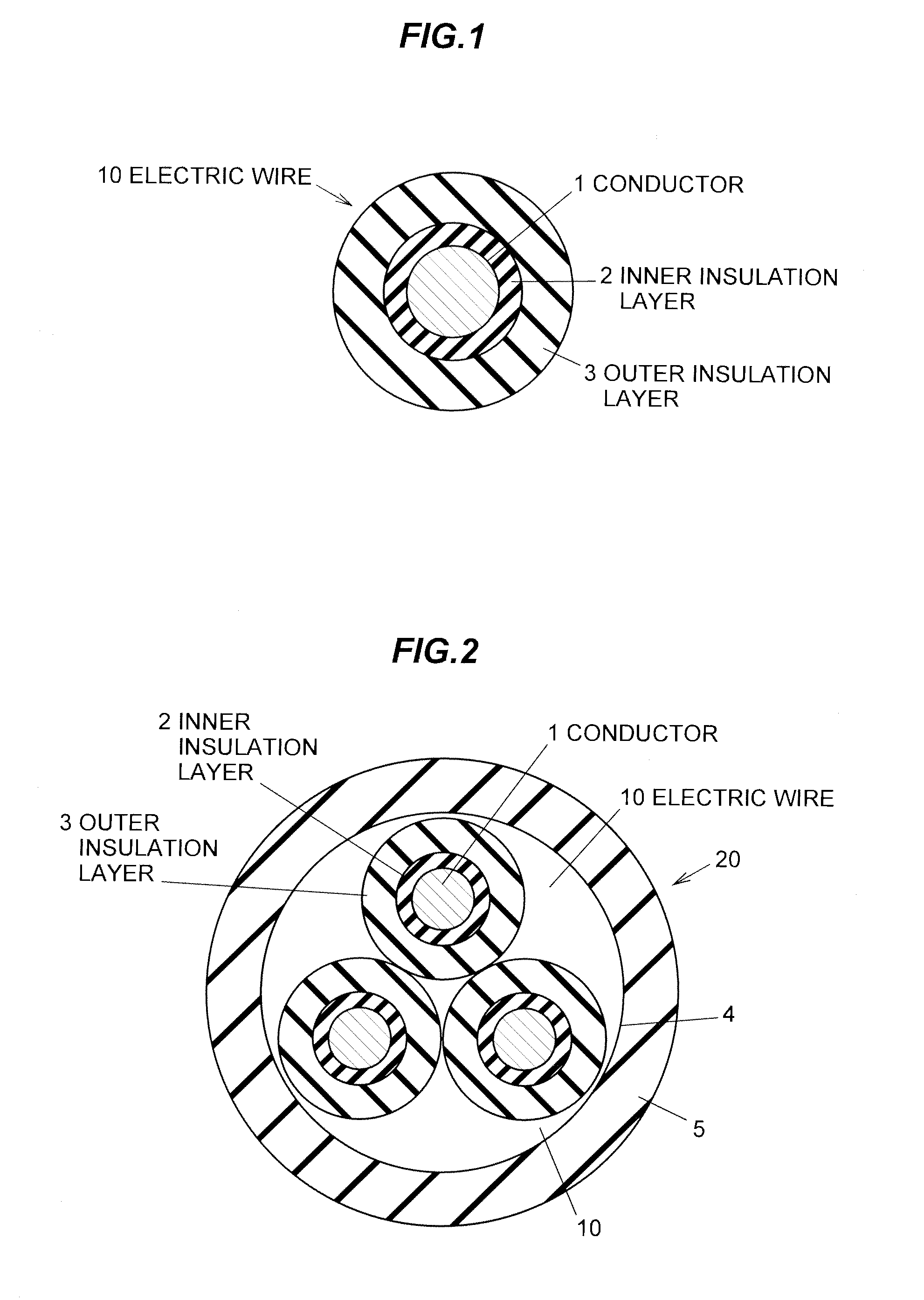 Radiation resistant electric wire and radiation resistant cable