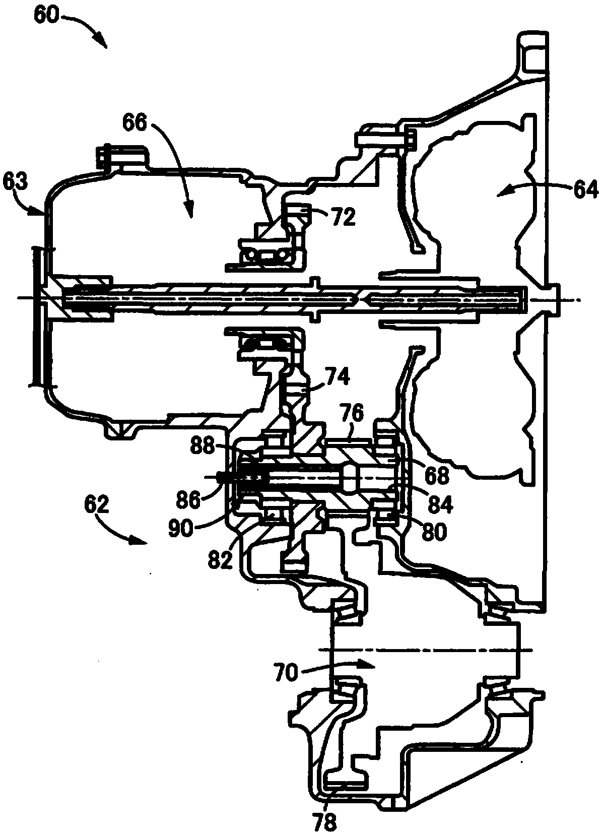 Vehicle transmission device