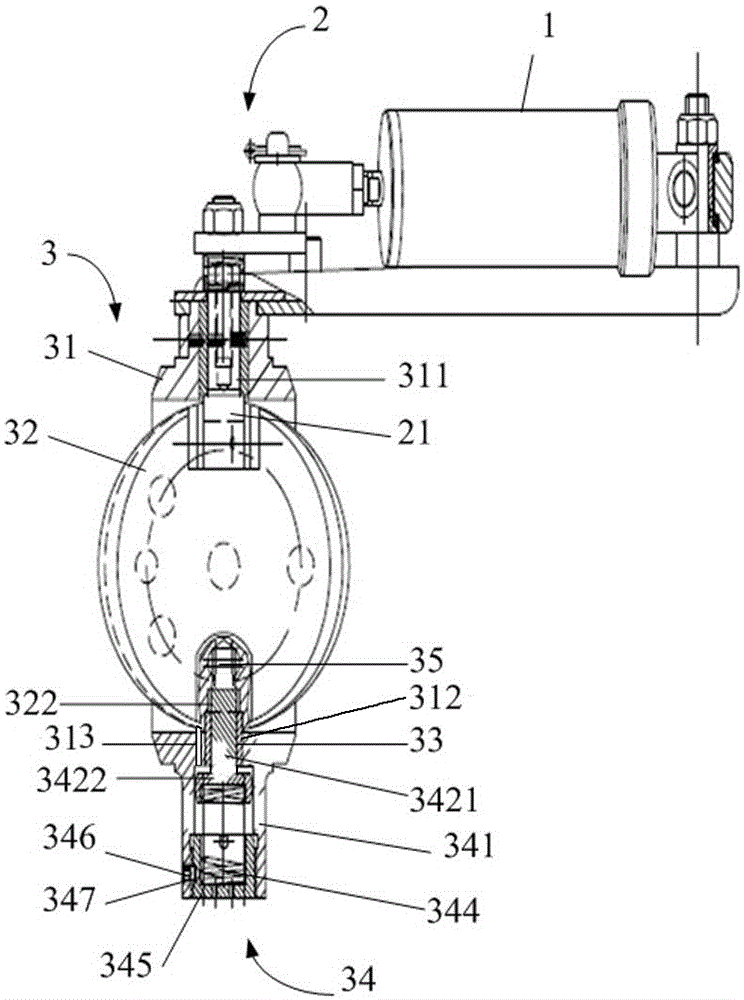 Pressure-limiting air release auxiliary brake valve device with air hole in piston tappet sleeve