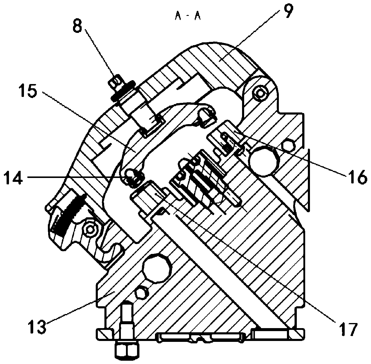 An airfoil clamping device for machining precision forged blades of aero-engines