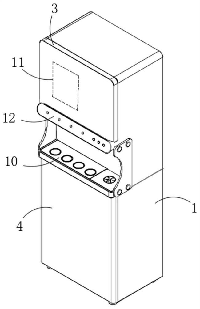 Discharging mechanism and method