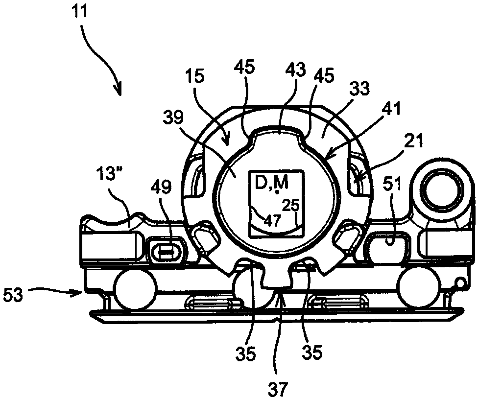 Gearing for fitting assembly of window, door, or like