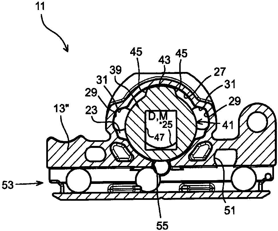 Gearing for fitting assembly of window, door, or like