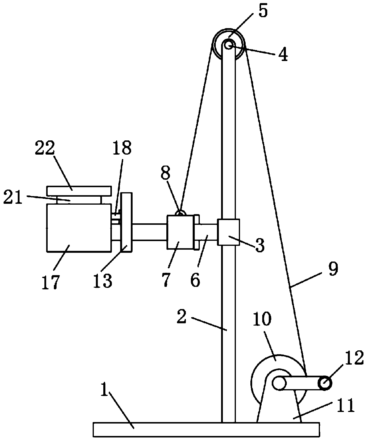 A clamping type ceramic tile auxiliary sticking device and using method