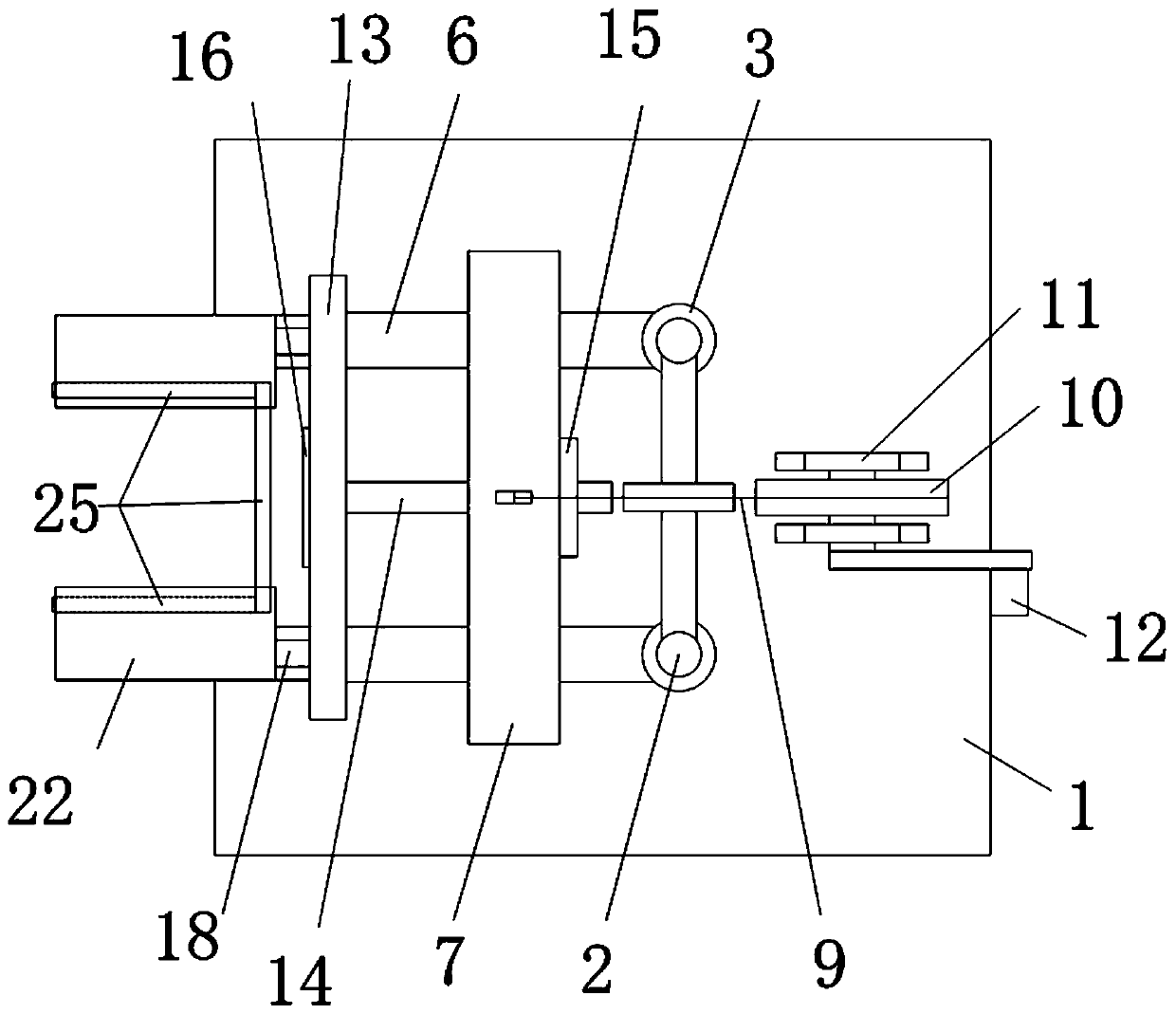 A clamping type ceramic tile auxiliary sticking device and using method