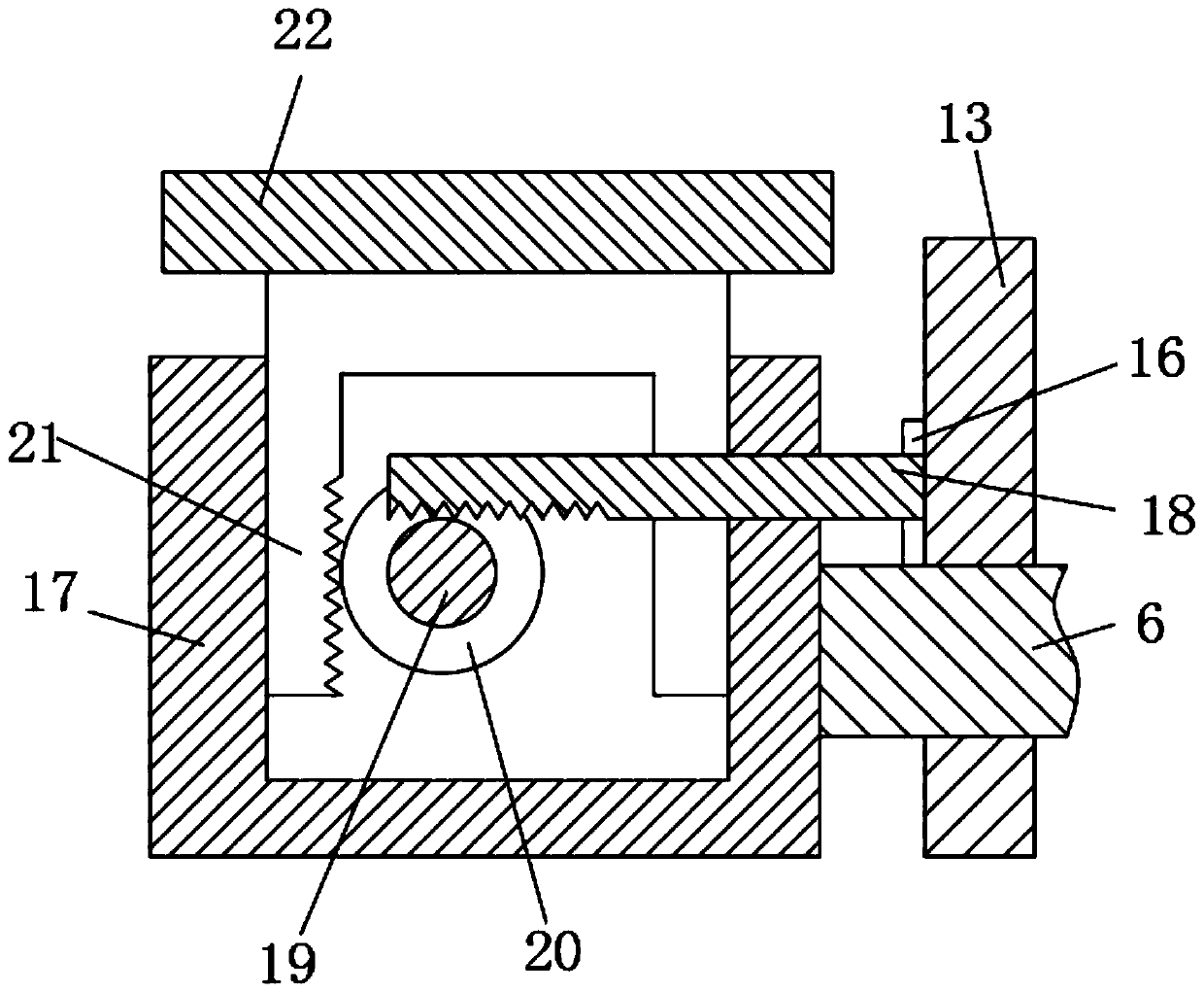 A clamping type ceramic tile auxiliary sticking device and using method