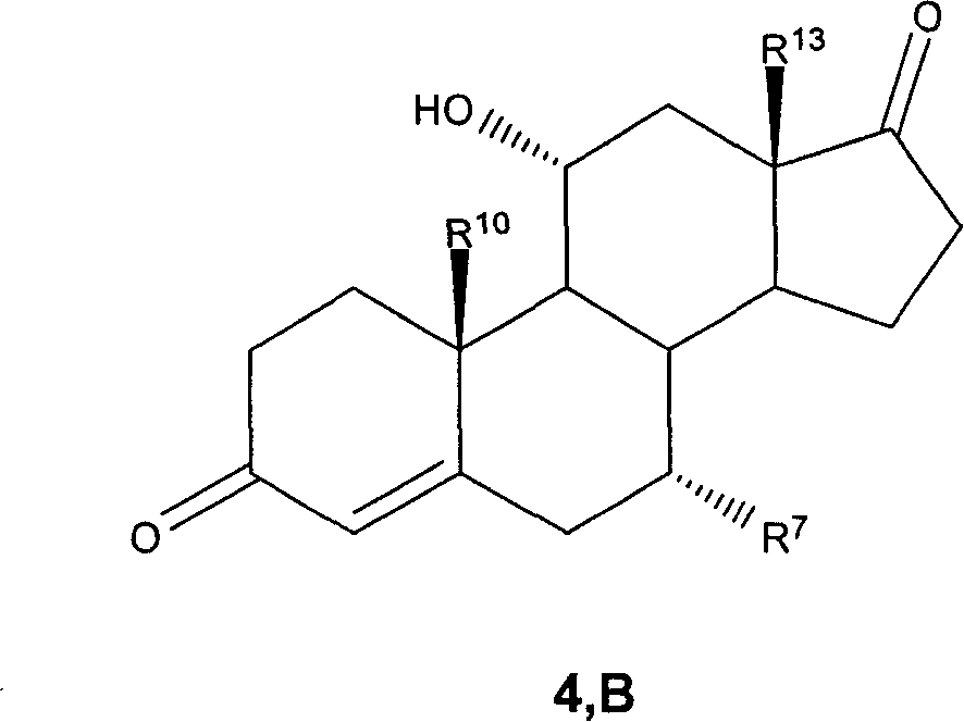 Microbiological method for the production of 7 alpha-substituted 11 alpha-hydroxysteroids