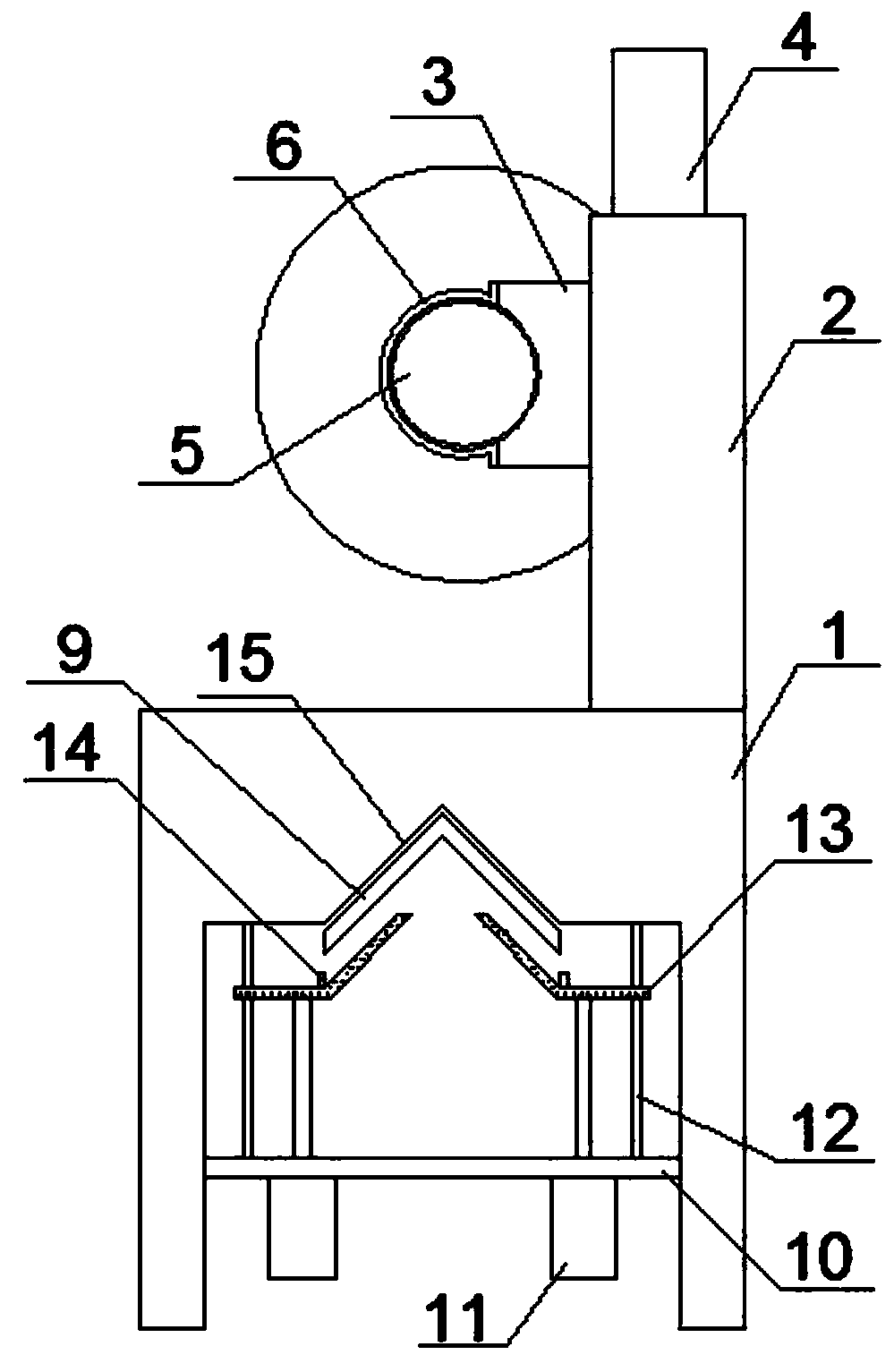 A cutting device for civil engineering components