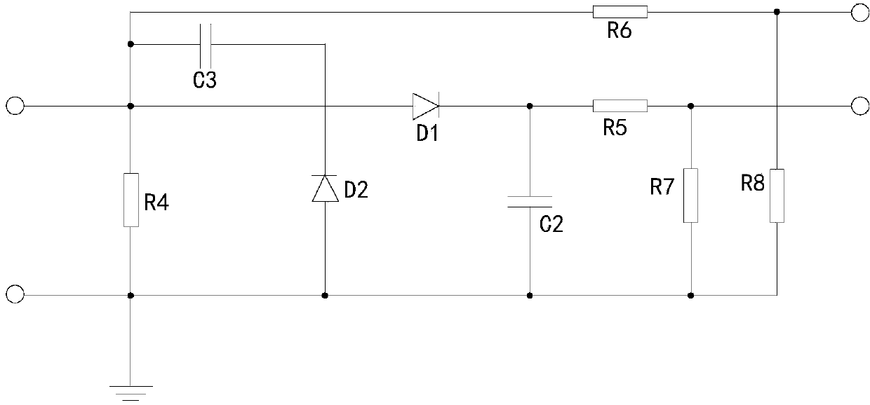 Lightning stroke detection device of lightning protection facility