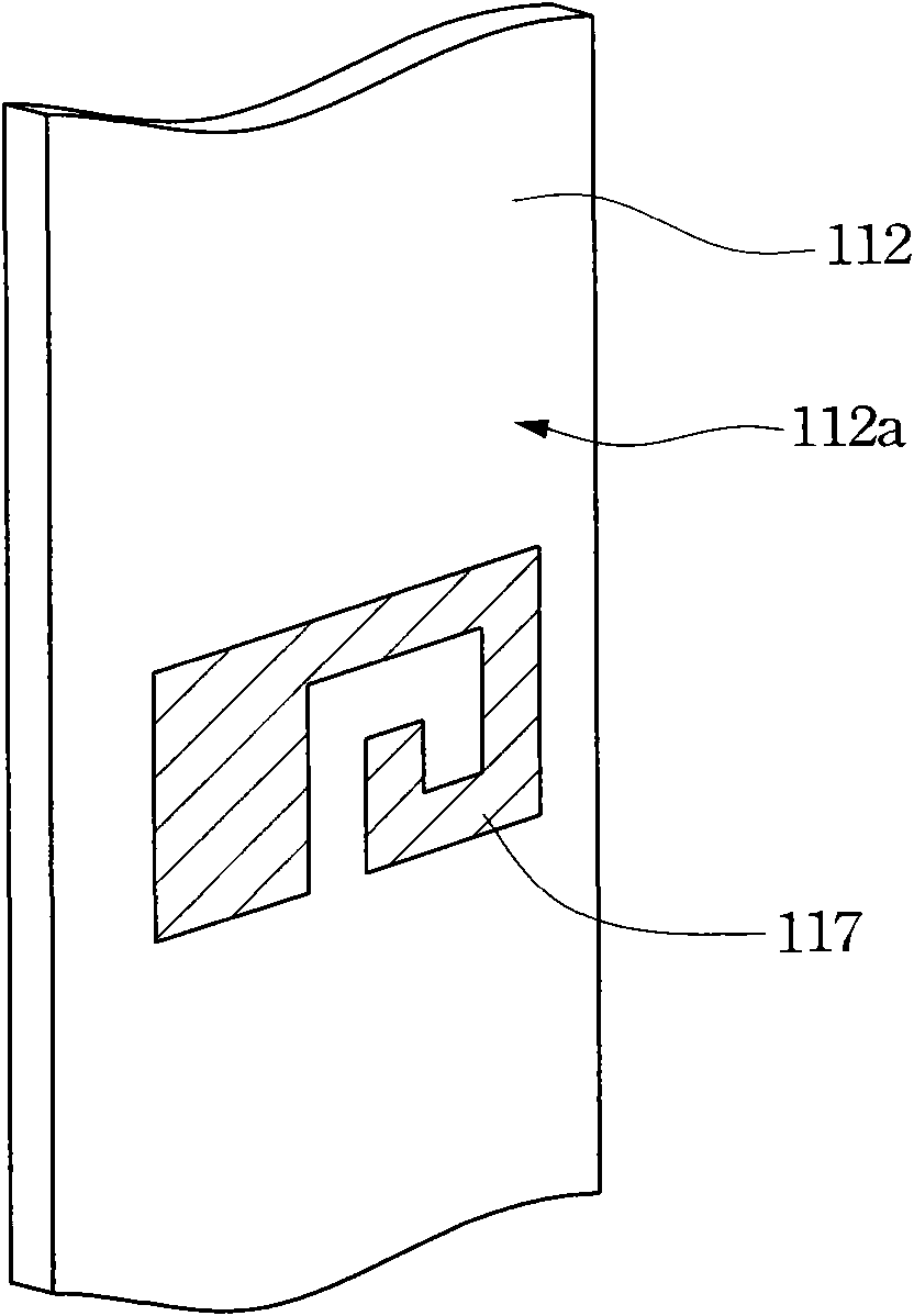 Portable electronic device, back cover structure thereof and manufacturing method of back cover structure