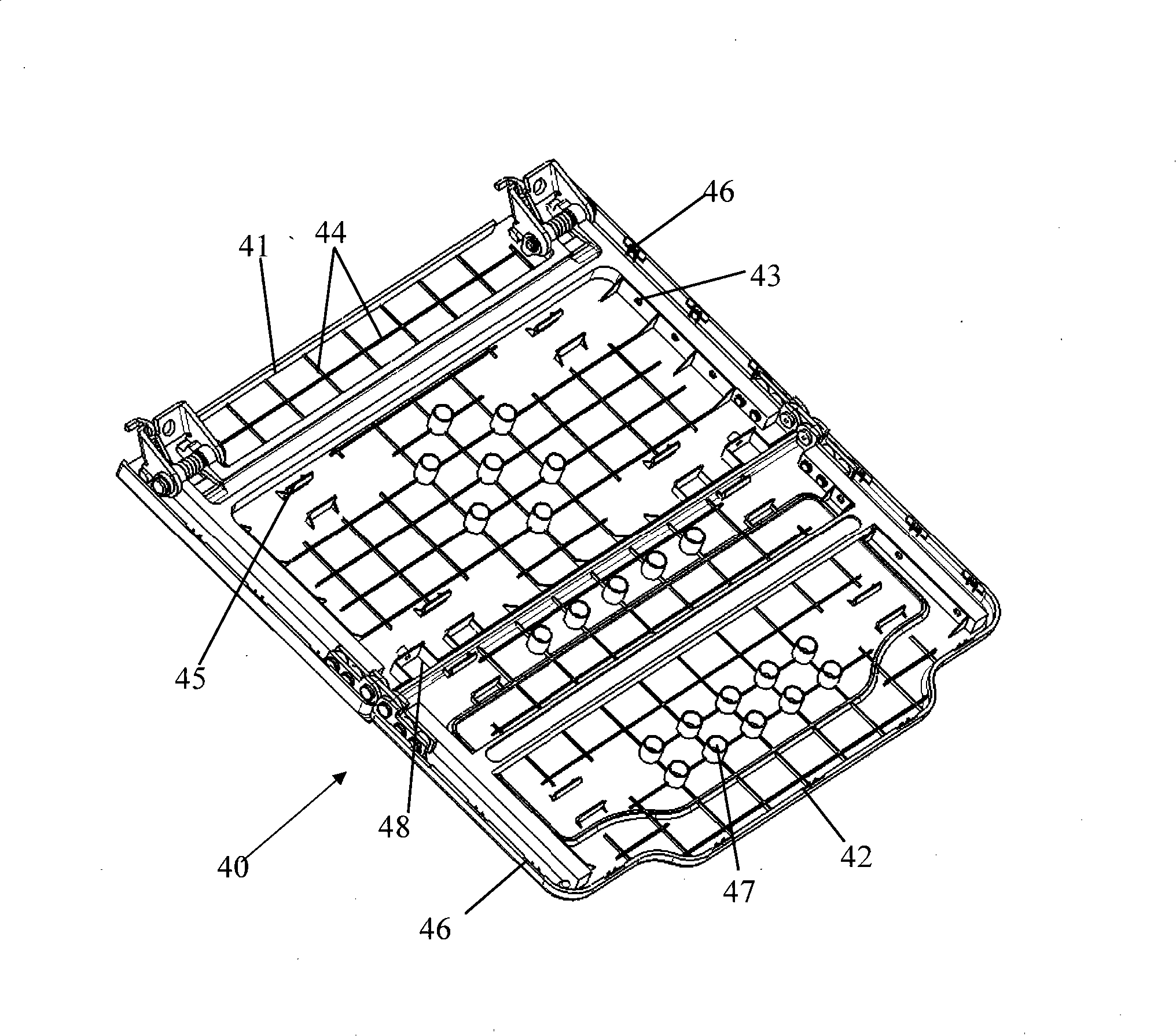 Vehicle seat table plate