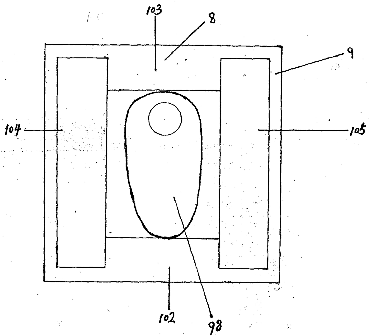 Economical, environmentally friendly and energy-saving automatic deodorizing squatting toilet