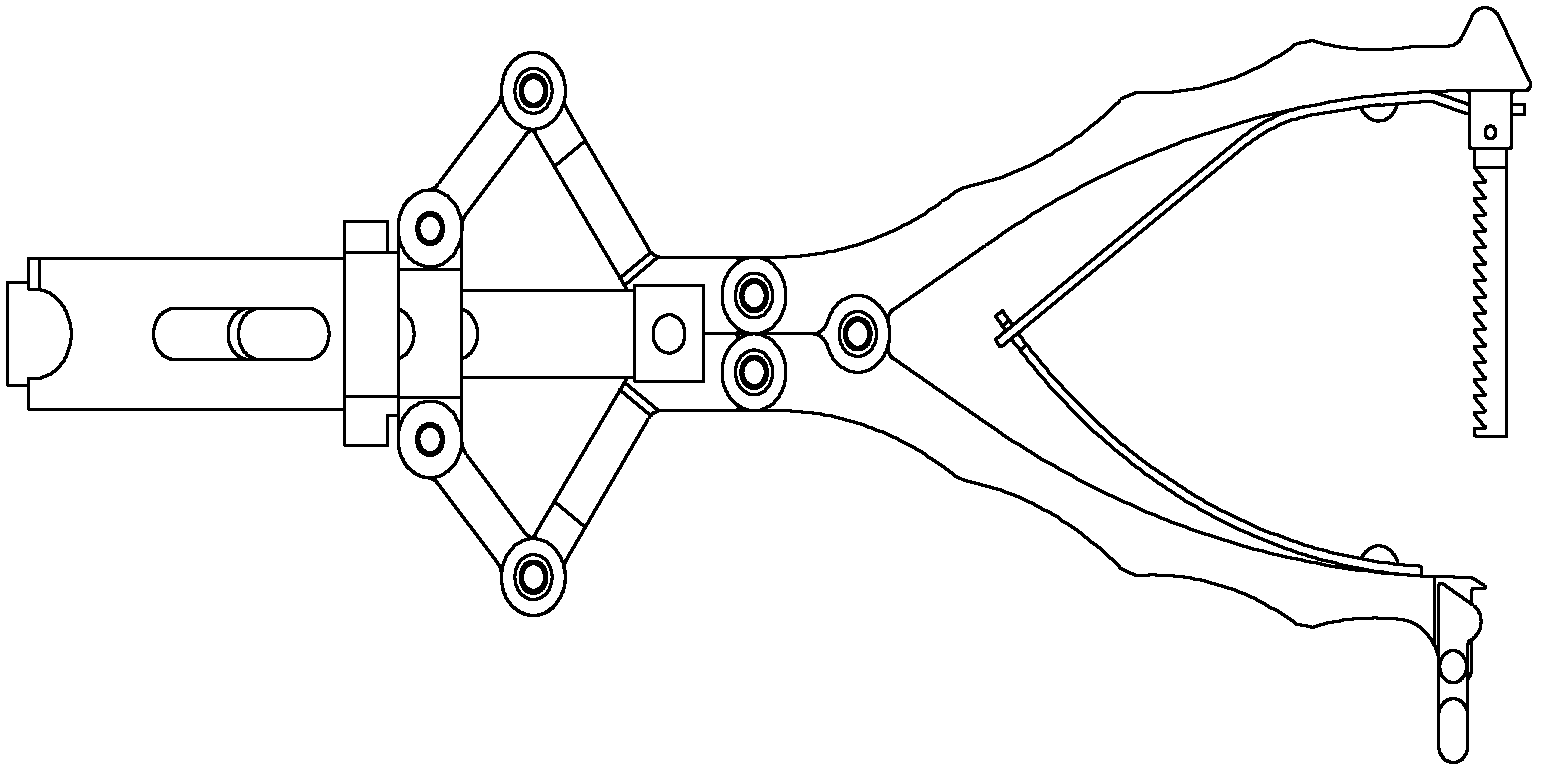 Combined machine for pressing rod