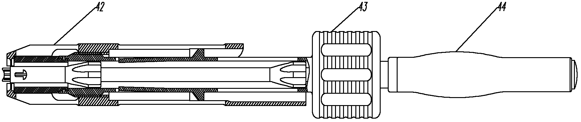 Combined machine for pressing rod
