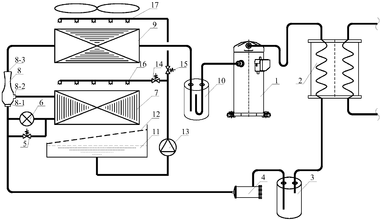 A high-efficiency solution defrosting air source heat pump water heater unit