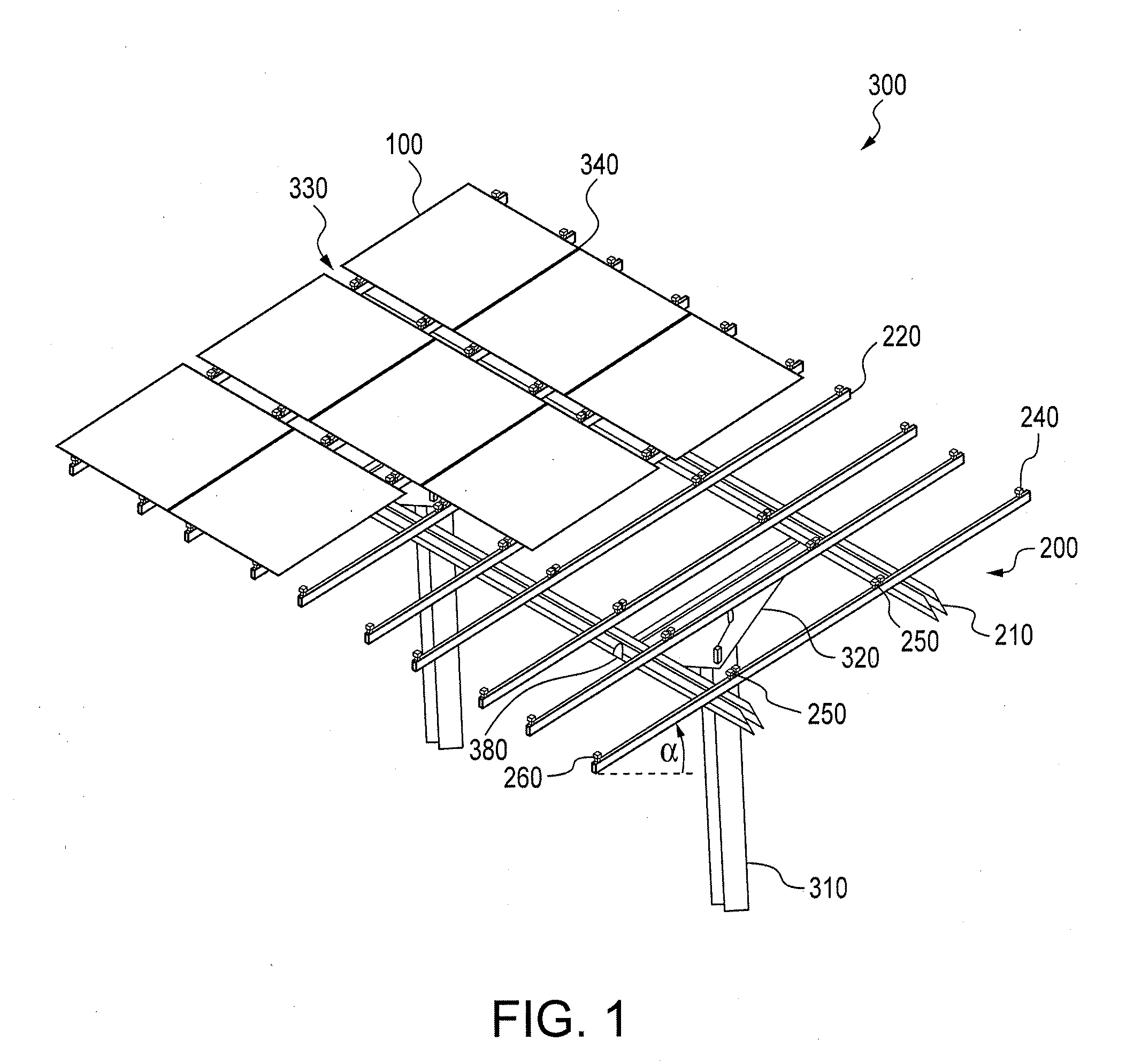 Slider clip and photovoltaic structure mounting system
