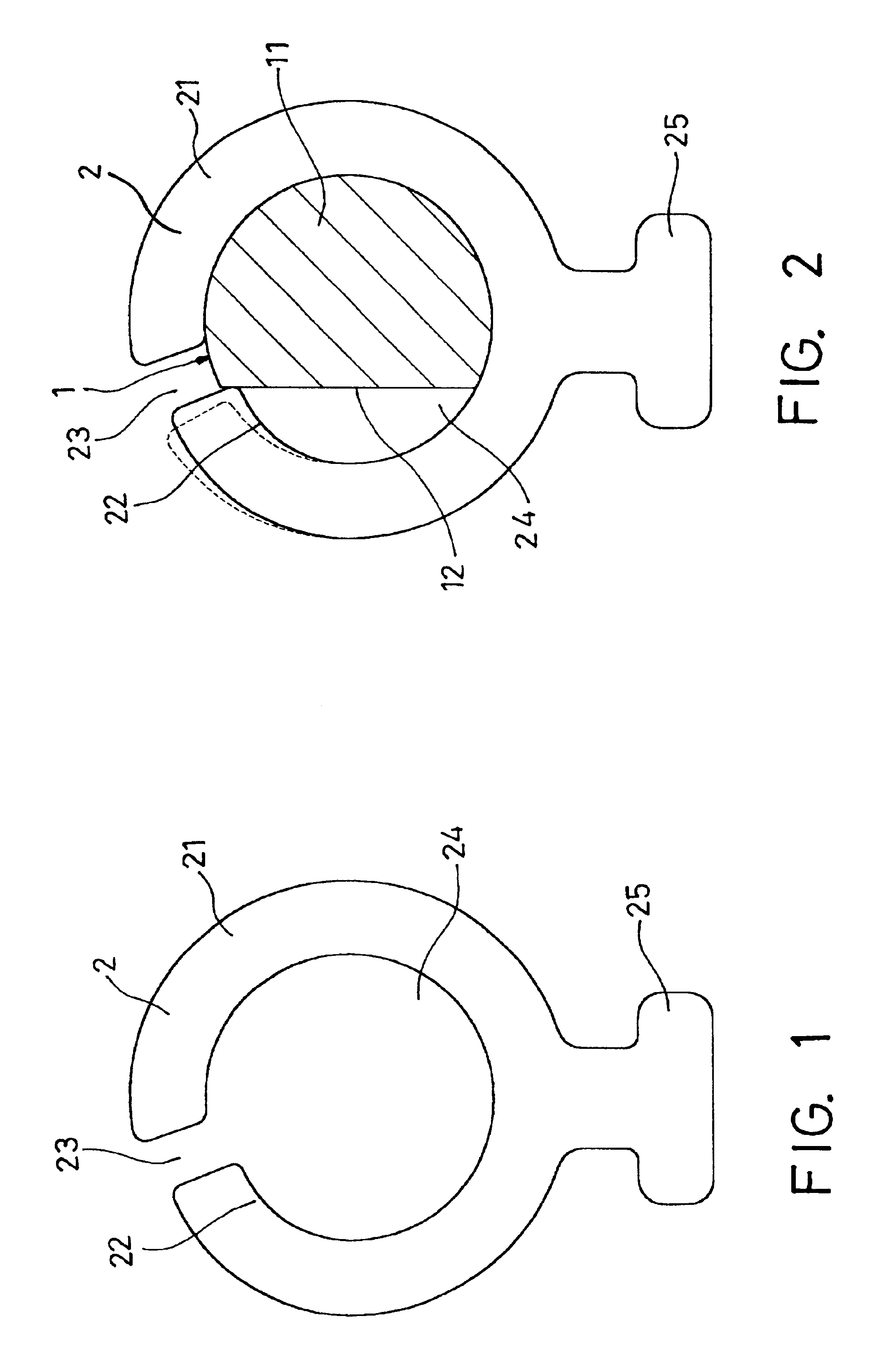 Rotating shaft with radial press device
