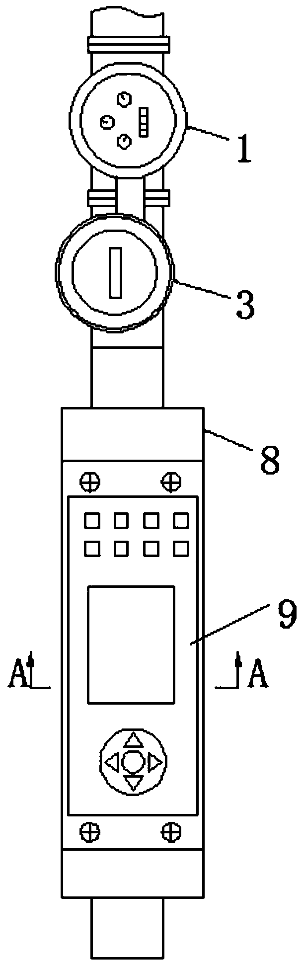 A four-meter-in-one concentrator device