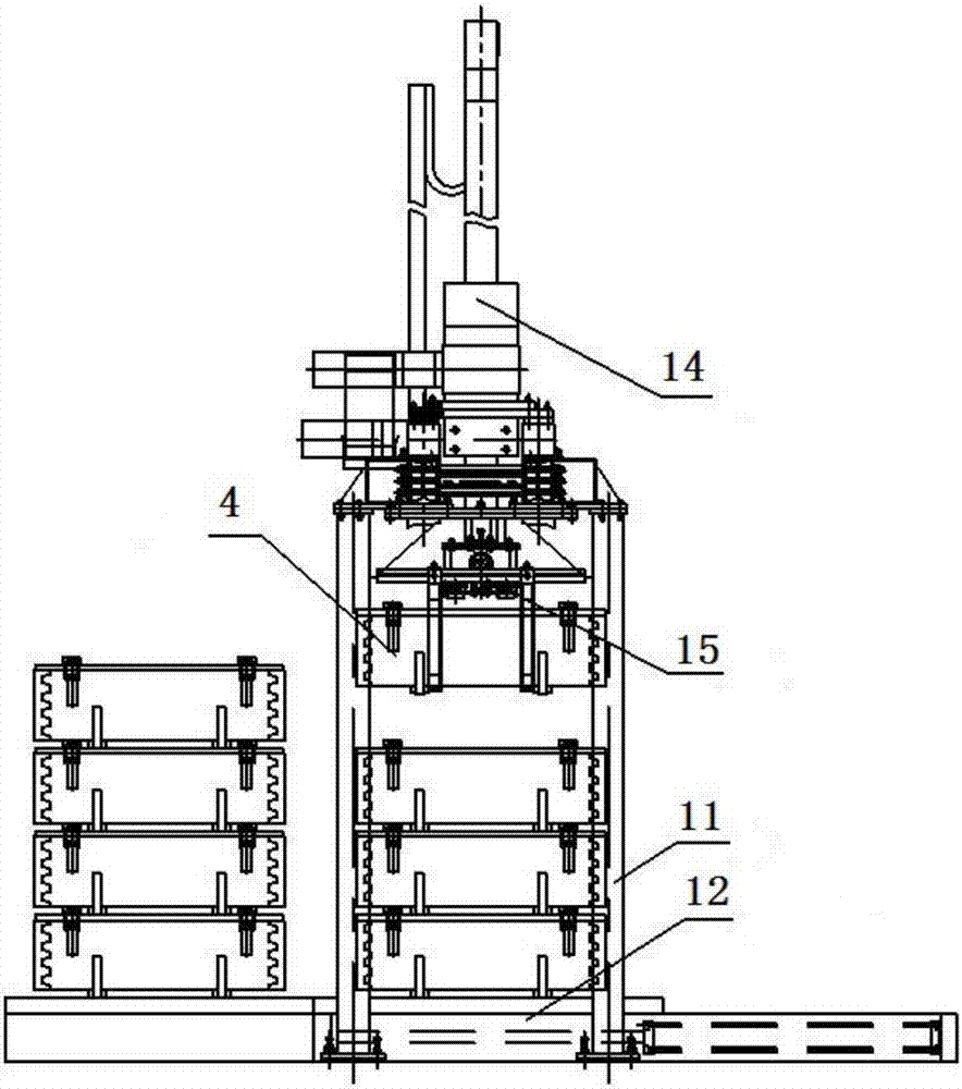 Product printing mark packaging device and using method thereof