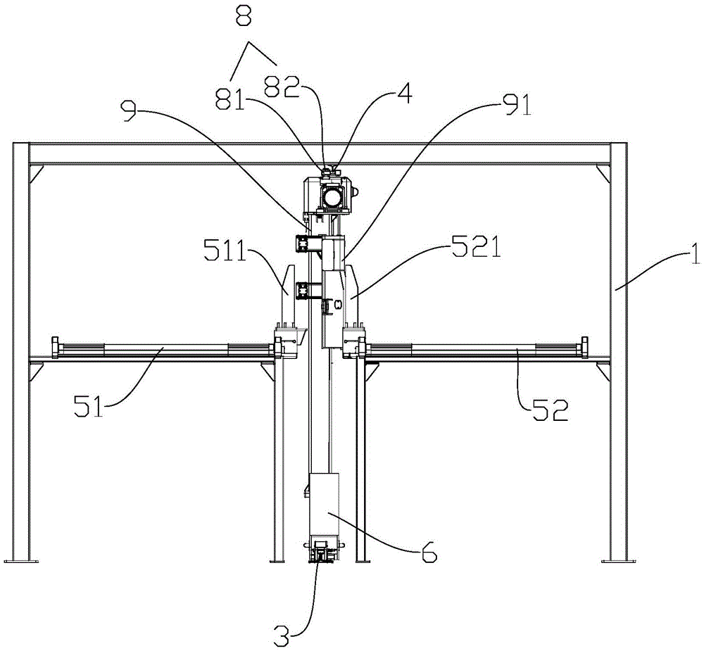 One-to-two three-dimensional parking equipment