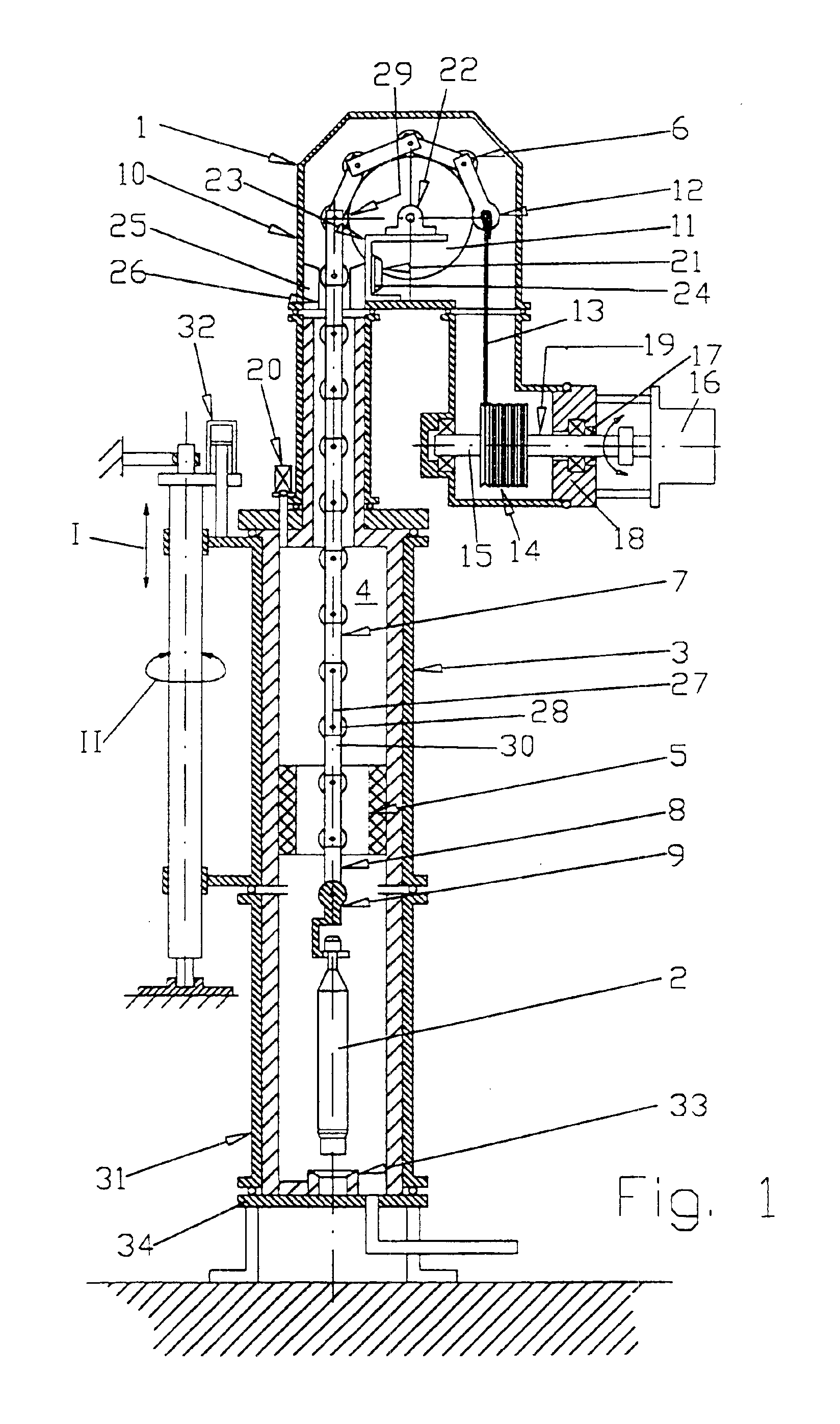 Device for sintering a shaped body