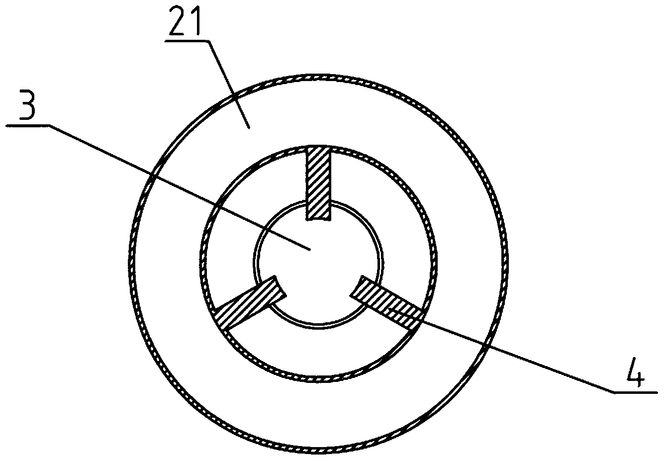 Vortex type automobile exhaust heating device and control method thereof
