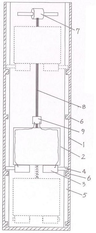 Safe vertical elevator capable of stopping on nearest lower floor in emergency