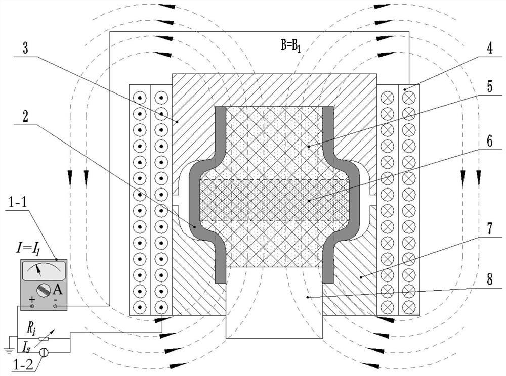 Device and method for soft mold forming of magnetorheological elastic material for variable diameter pipe