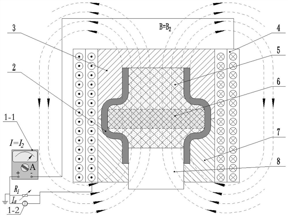 Device and method for soft mold forming of magnetorheological elastic material for variable diameter pipe