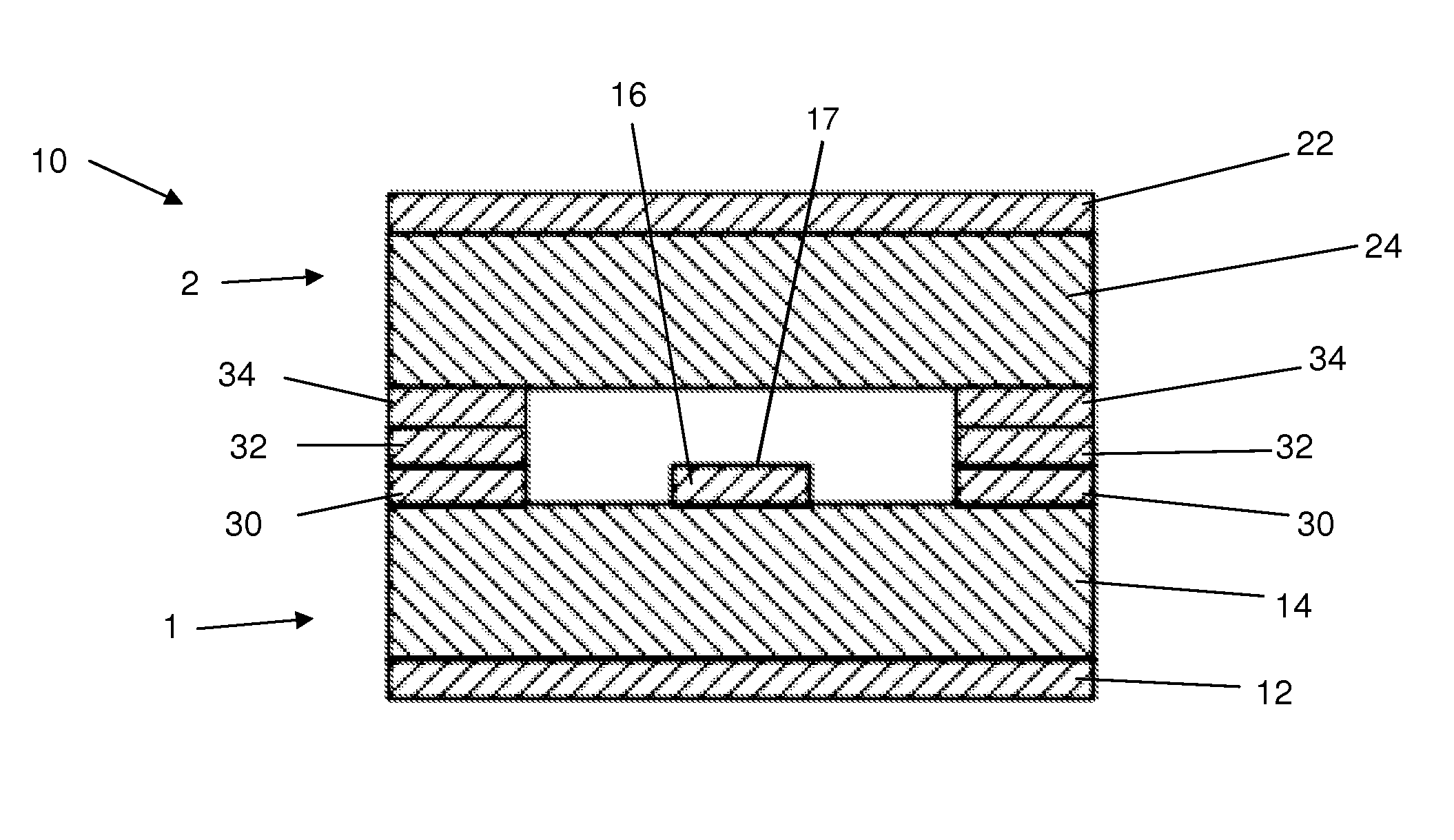 Stripline assembly having first and second pre-fired ceramic substrates bonded to each other through a conductive bonding layer