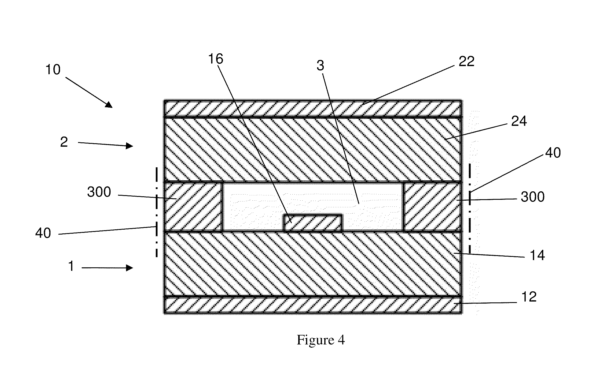 Stripline assembly having first and second pre-fired ceramic substrates bonded to each other through a conductive bonding layer