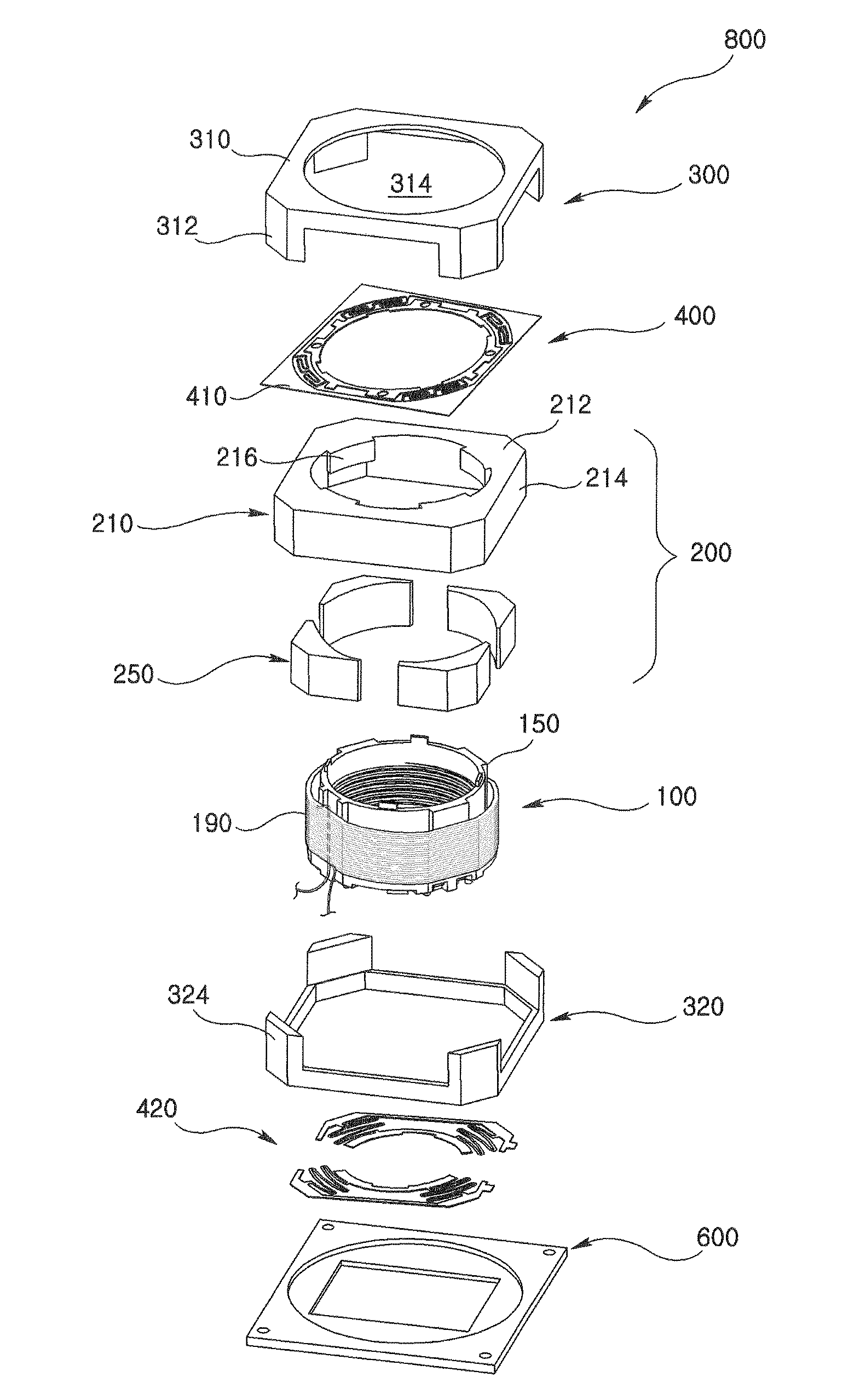 Voice coil motor, coil block for voice coil motor, method of manufacturing the coil block, and voice coil motor having the coil block
