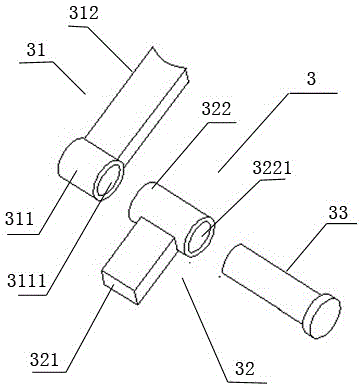 Movable installation structure of laser lens mounting base