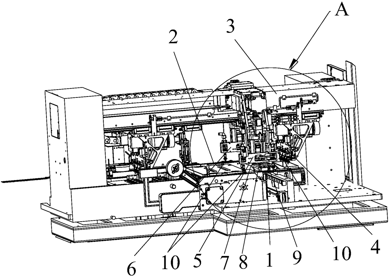 Part feeding and discharging equipment and part feeding and discharging method