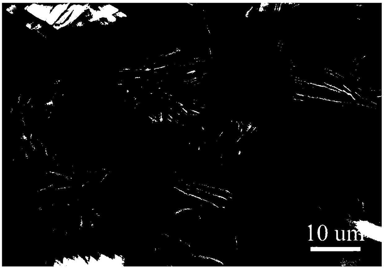 Preparation method and application of stacked NiO micro-nano material