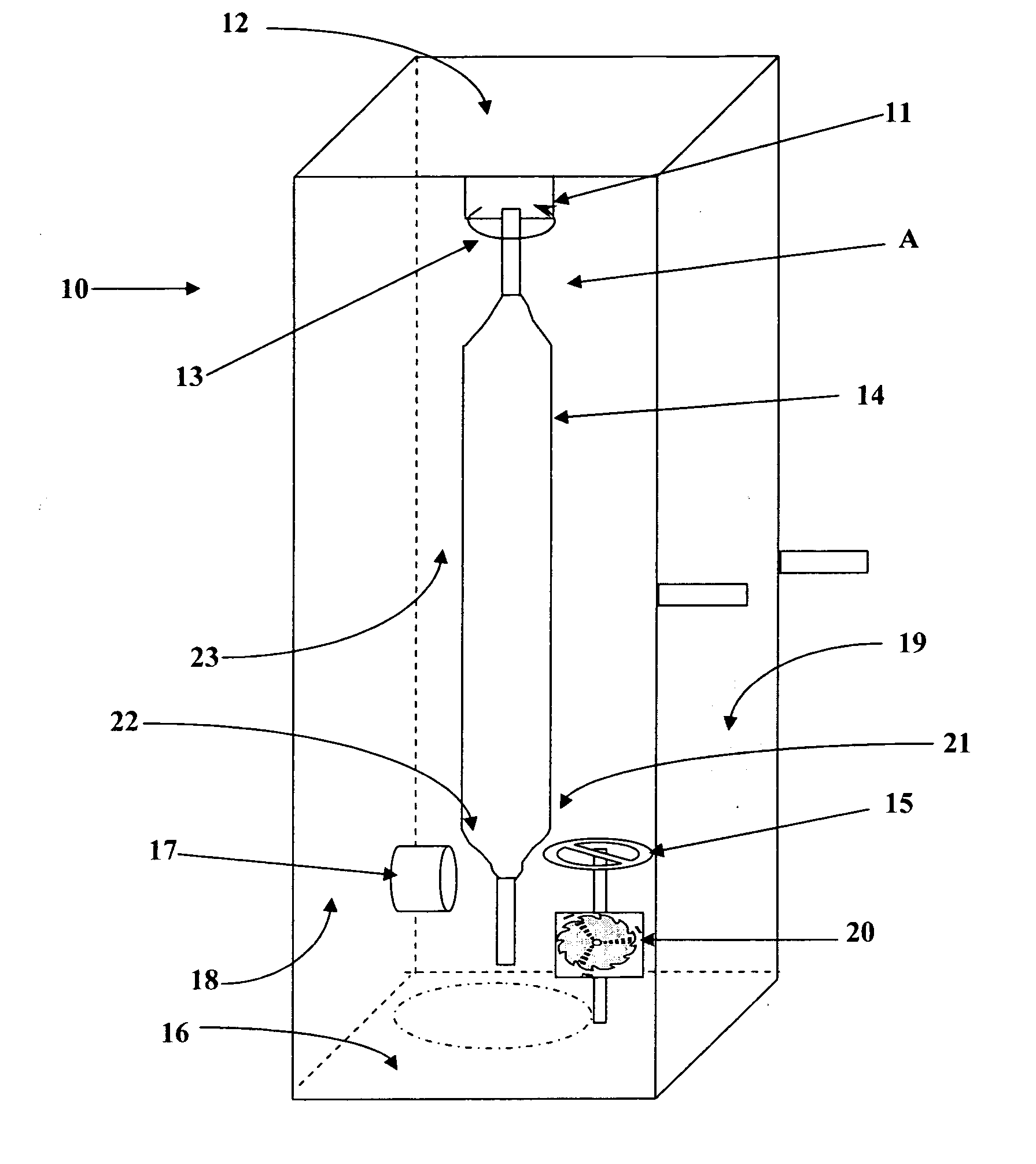 Apparatus and method for preparing optical fiber preform having desired cone shape