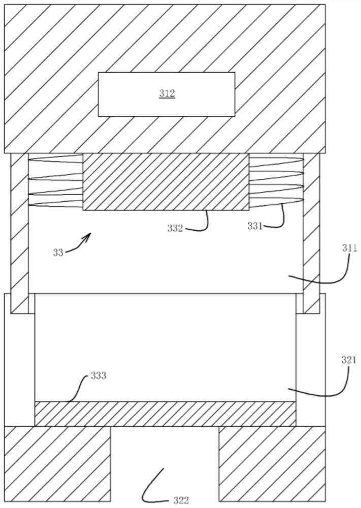 Moving mechanism of 3D printing nozzle and printer with moving mechanism