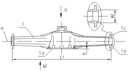Processing and preparation method for multi-variety v-shaped positioning axle housing cleaning consignment trolley