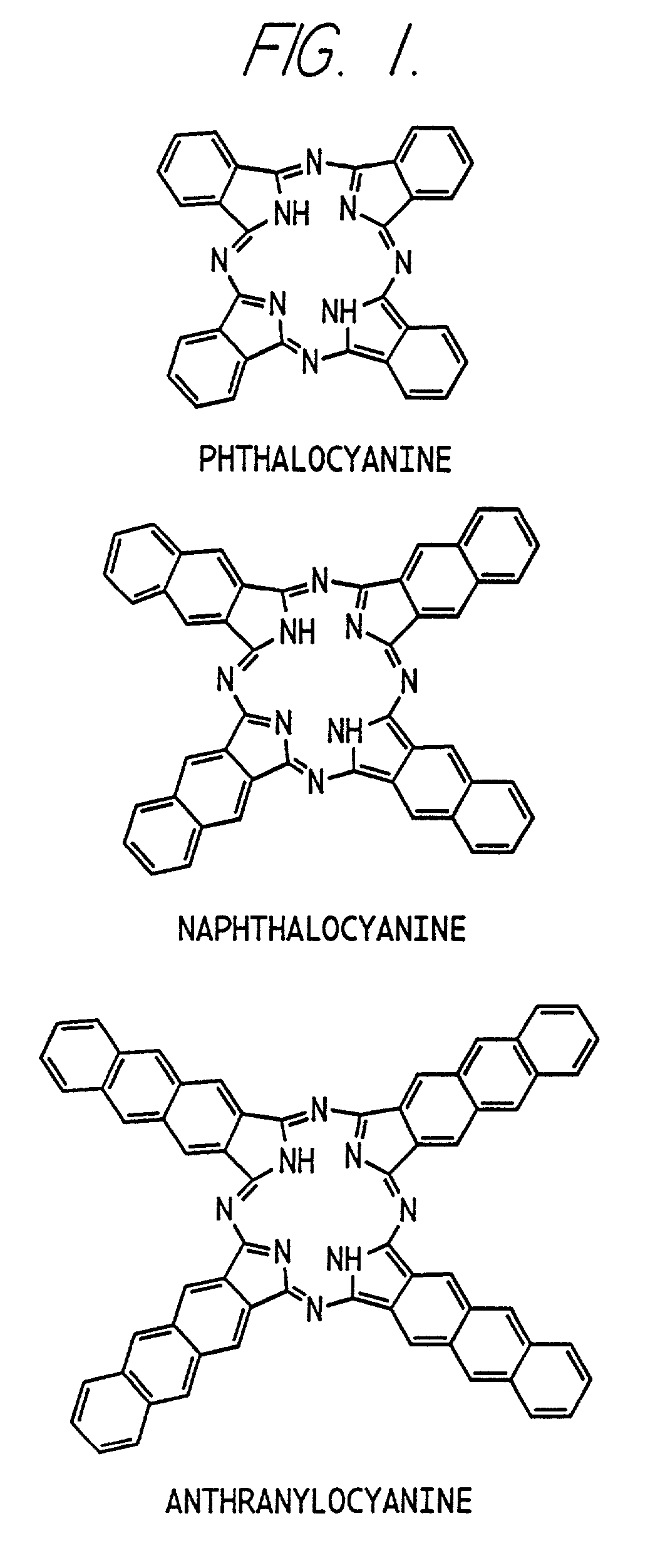 Hybrid phthalocyanine derivatives and their uses